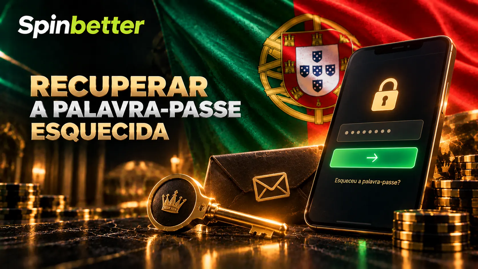 Percurso de reposição da palavra-passe